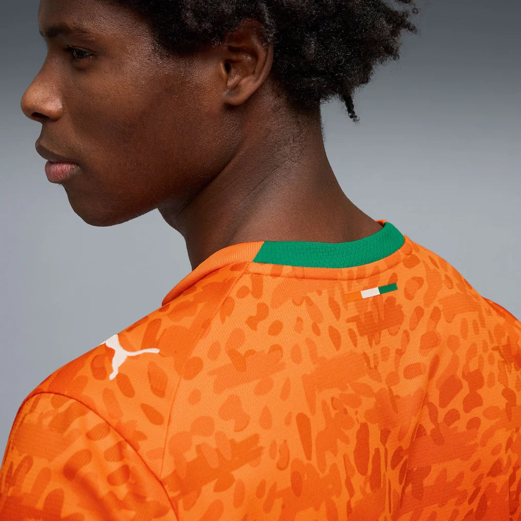 Ivory Coast National Team Puma 2026 Home Replica Jersey - Orange