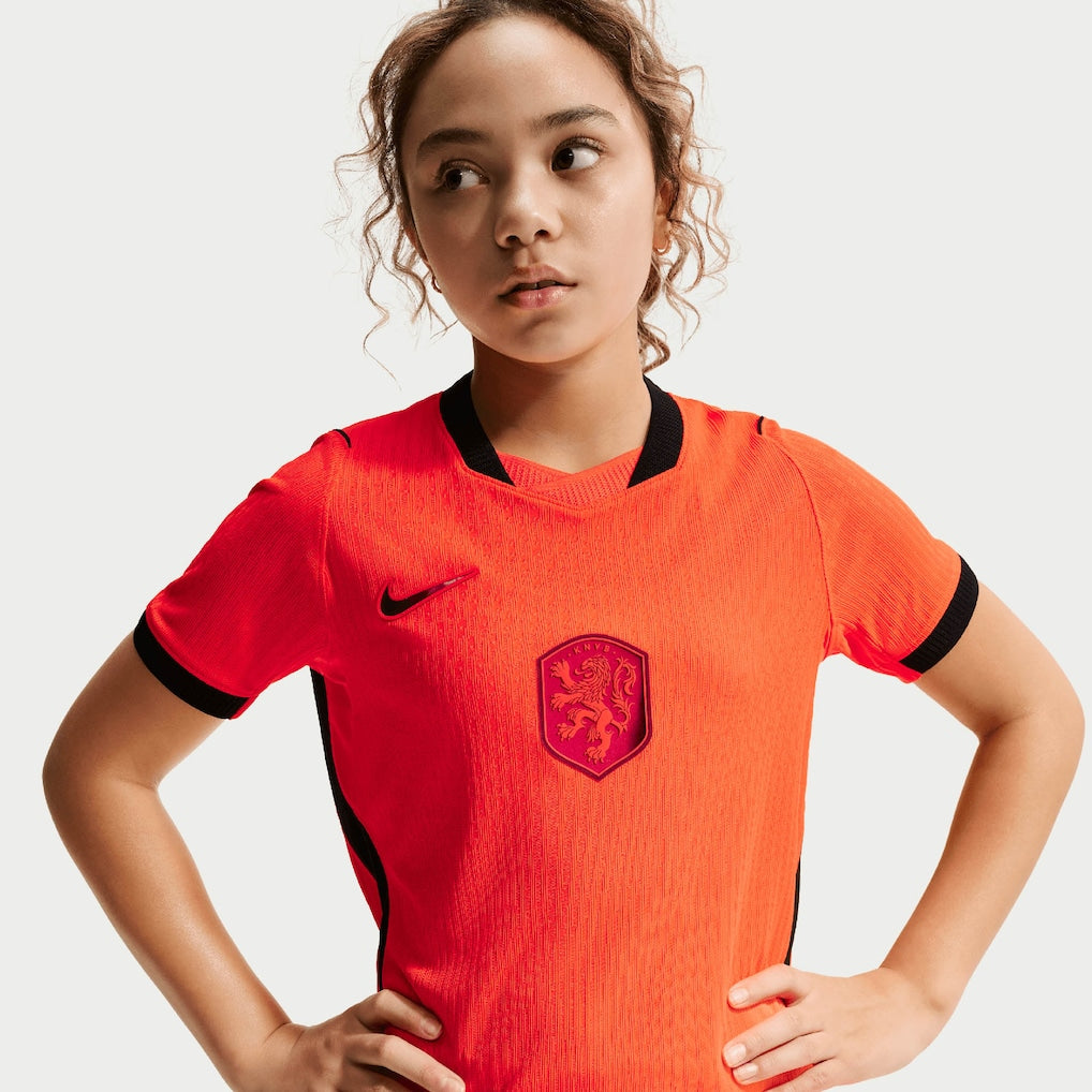 Netherlands National Team Nike Youth 2026 Home Match Authentic Jersey - Orange