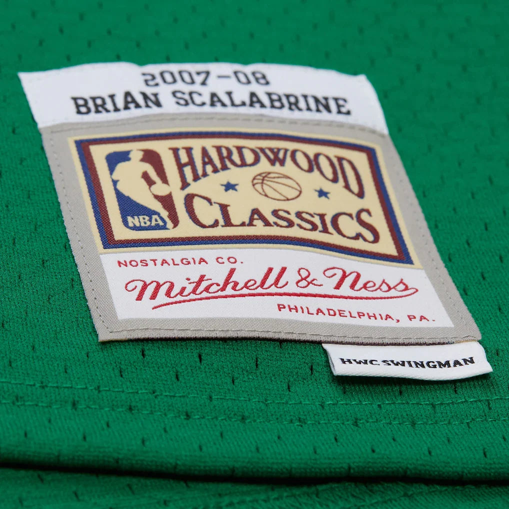 Brian Scalabrine Boston Celtics Mitchell & Ness 2007/08 Hardwood Classics Swingman Jersey - Kelly Green