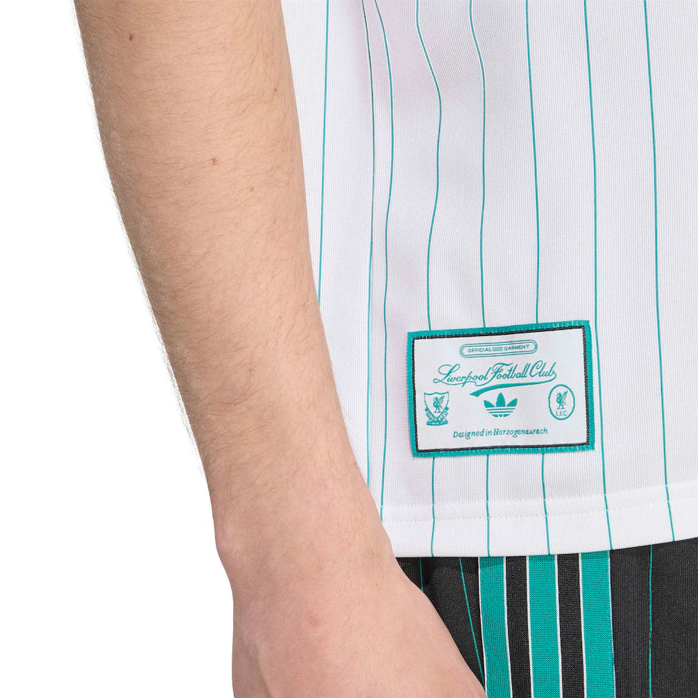 Liverpool adidas Terrace Icons Jersey - White