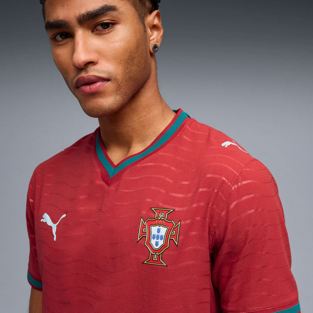 Portugal National Team Puma 2026 Home On Field Authentic Jersey - Red