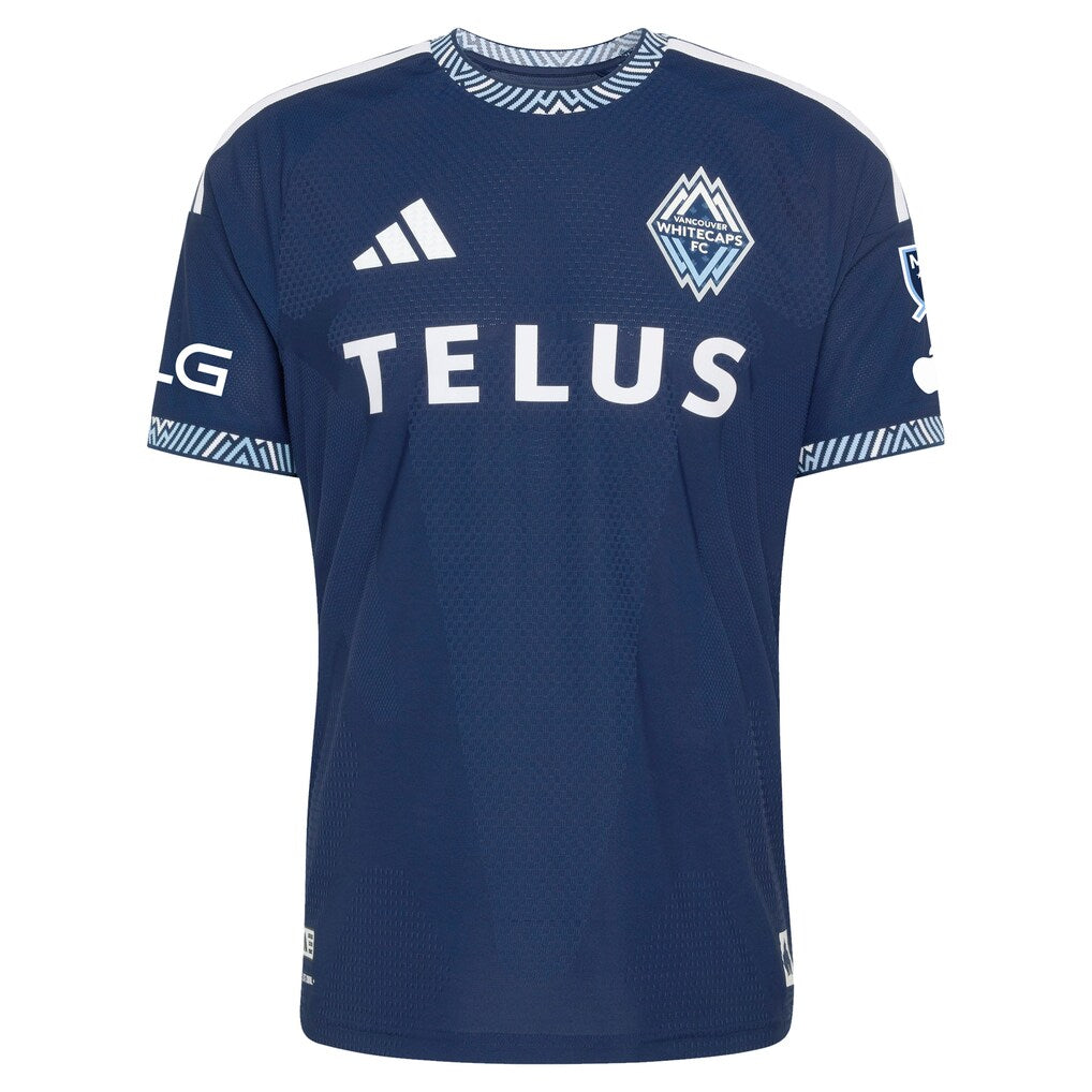 Vancouver Whitecaps FC adidas 2026 The Coastal On-Field Authentic Patch Jersey - Blue