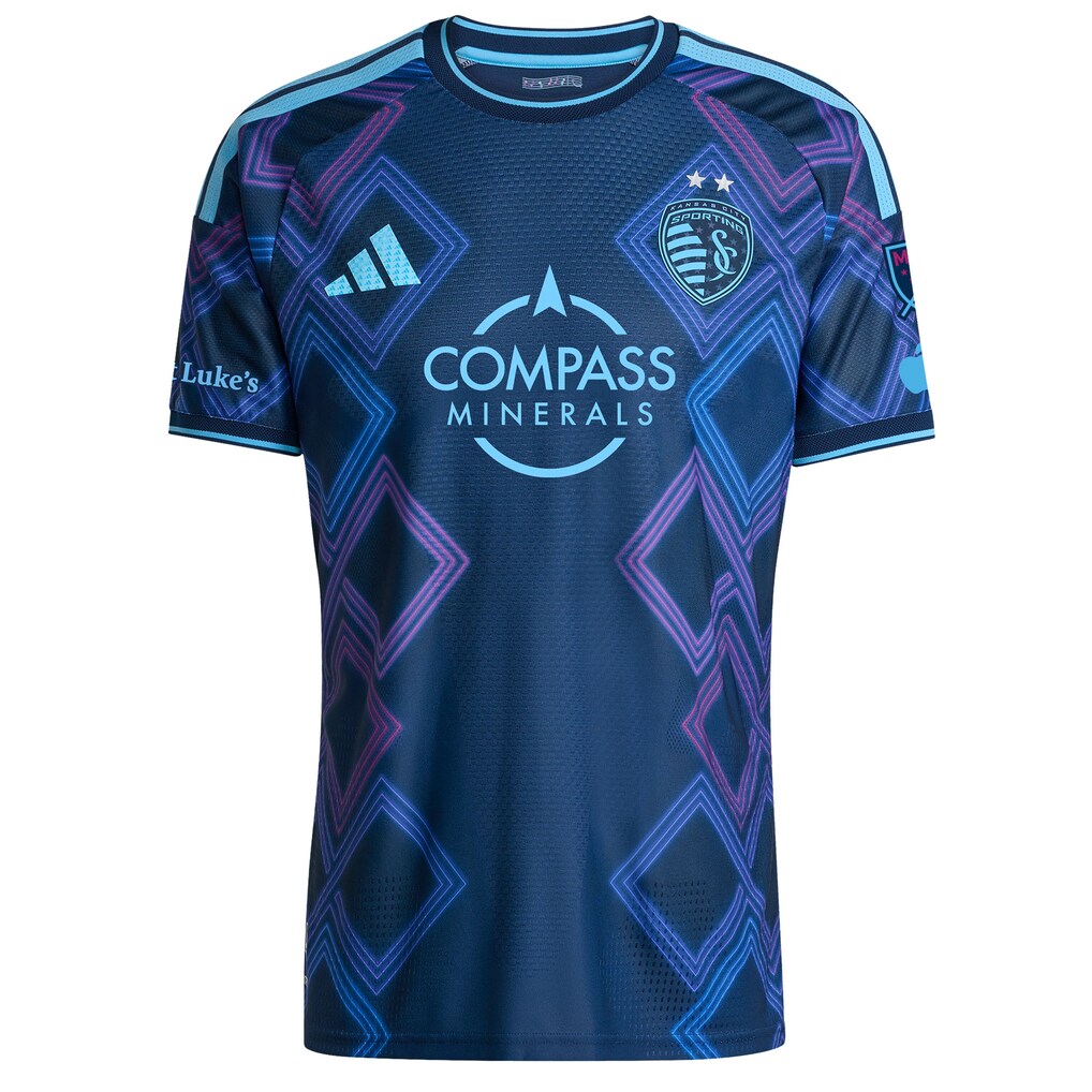 Sporting Kansas City adidas 2026 The 18th & Vine Kit On-Field Authentic Patch Jersey - Blue