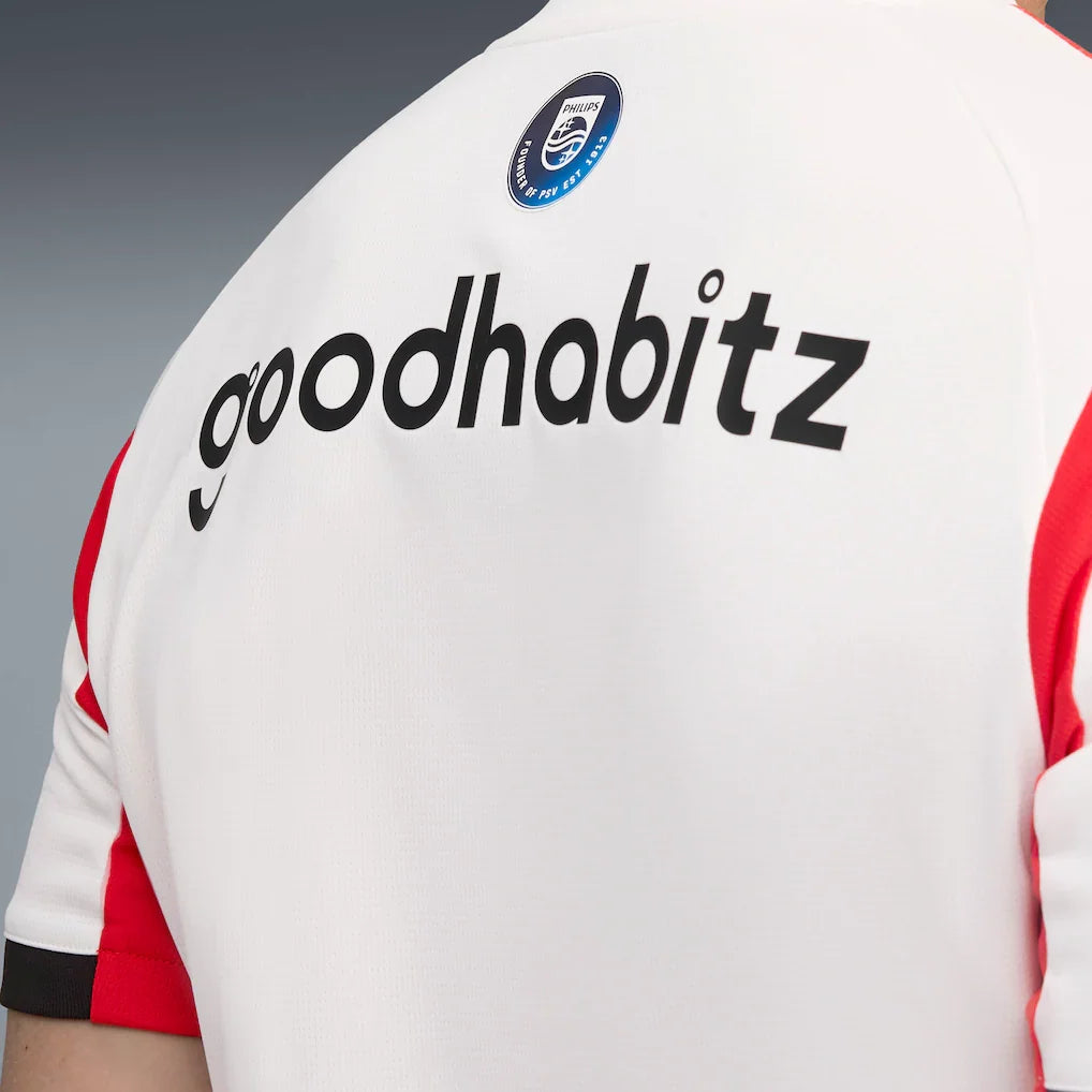 PSV Eindhoven Puma 2025/26 Home Replica Jersey - White