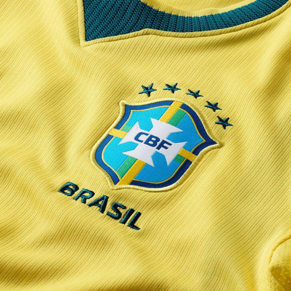 Brazil National Team Nike Youth 2026 Home Stadium Replica Jersey - Yellow