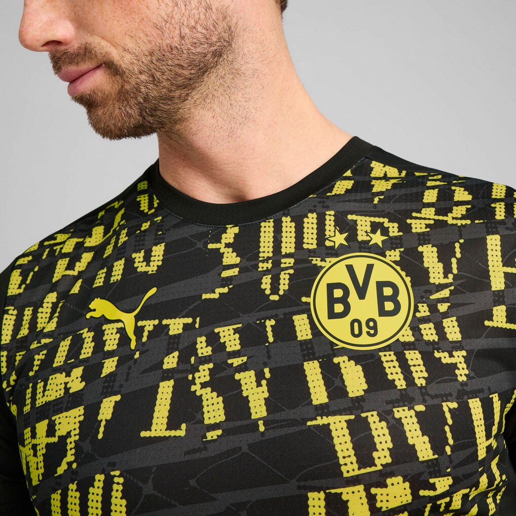 Borussia Dortmund Puma 2024/25 Pre-Match Training Jersey - Black