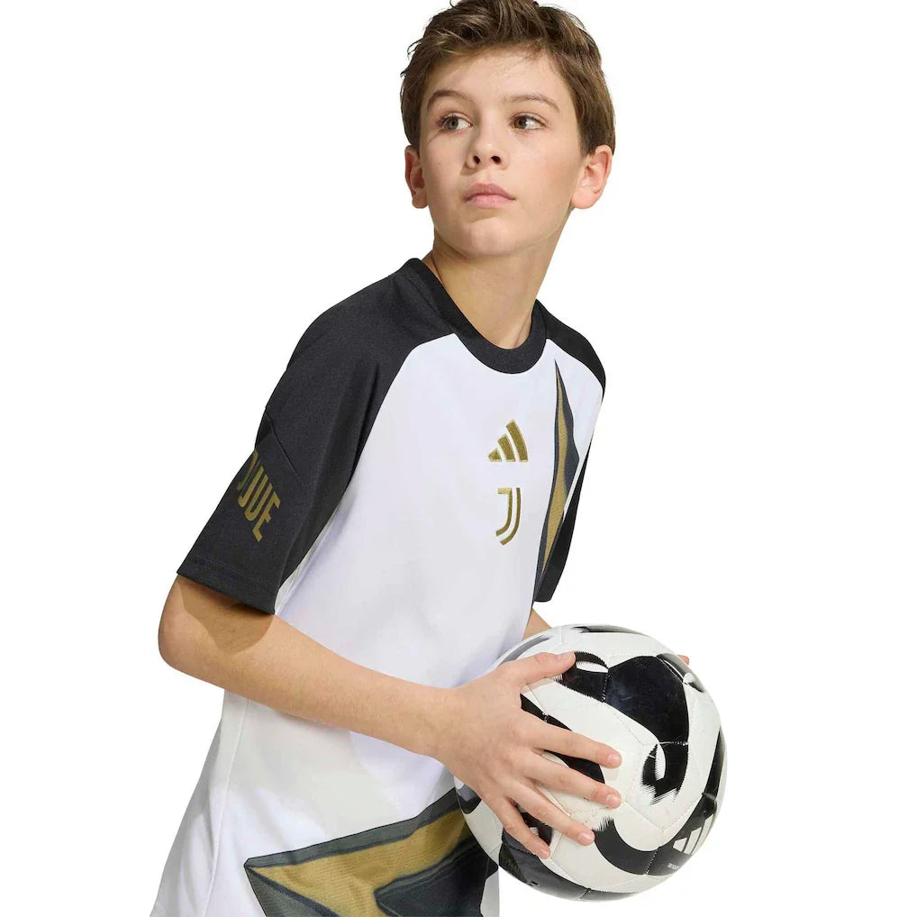 Juventus adidas Youth 2026/27 Home Pre-Match Training Jersey - White