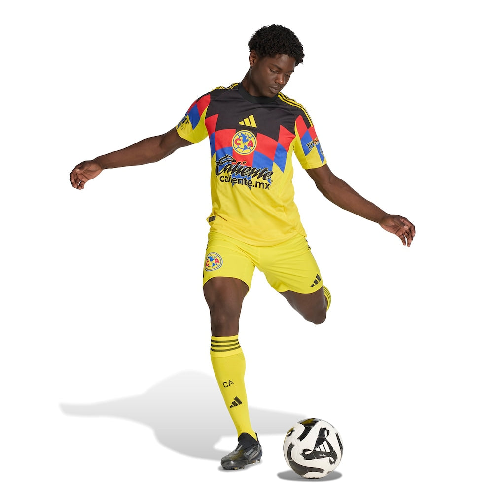 Club America adidas 2025/26 Home Authentic Jersey - Yellow