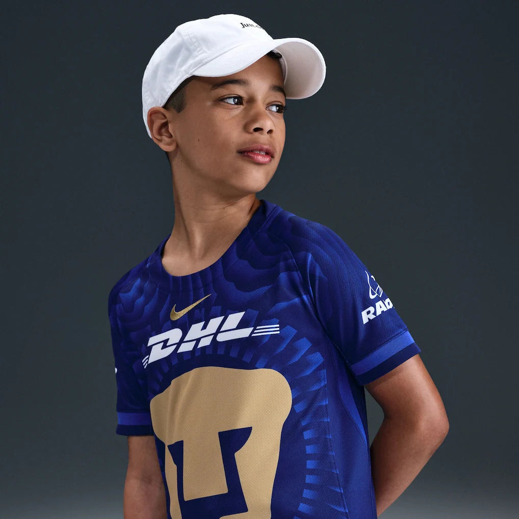 Pumas Nike Youth 2025/26 Away Replica Jersey - Royal