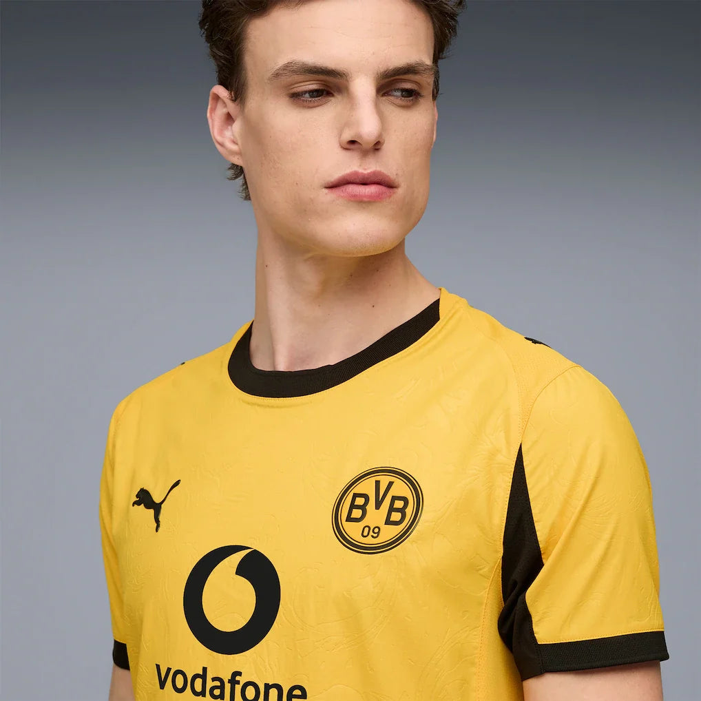 Borussia Dortmund Puma 2025/26 Cup Authentic Jersey - Yellow