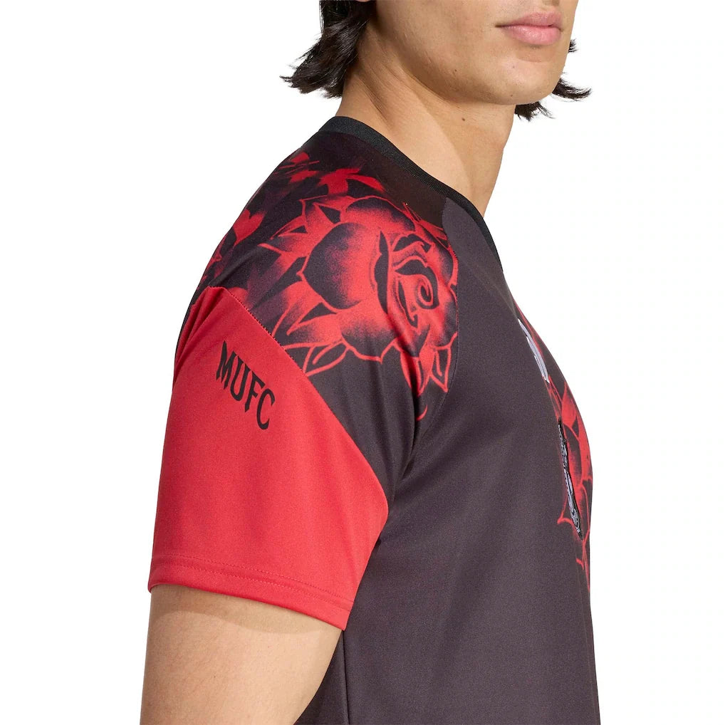 Manchester United adidas Home 2026/27 Pre-Match Top - Black