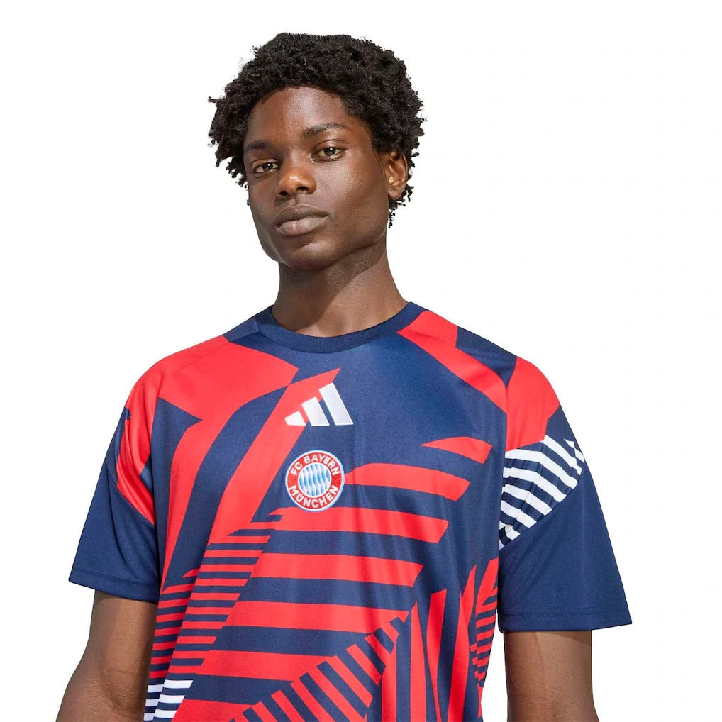 Bayern Munich adidas 2026/27 Pre-Match Home Training Jersey - Blue/Red