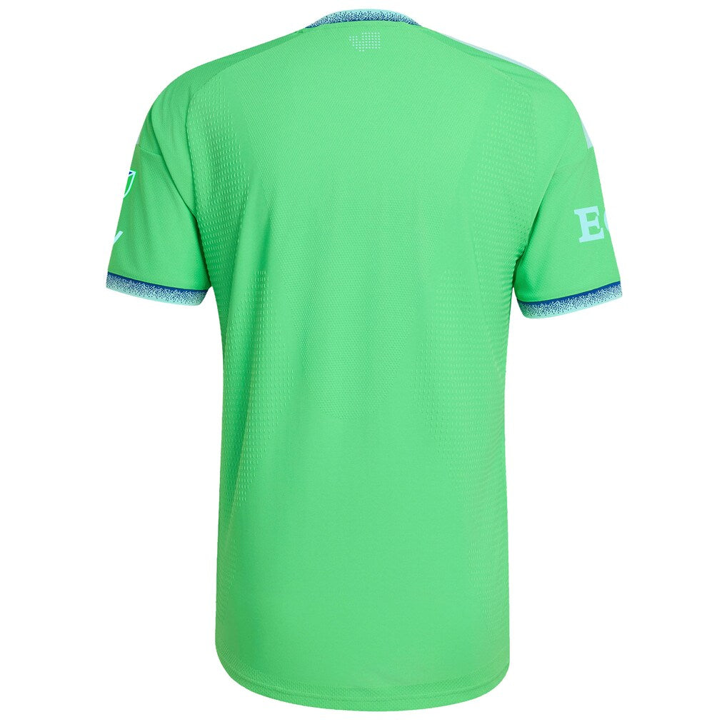 Seattle Sounders FC adidas 2026 The Evergreen State Kit On-Field Authentic Patch Jersey - Rave Green