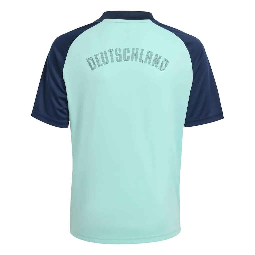 Germany National Team adidas Youth 2026 Pre-Match Top - Turquoise