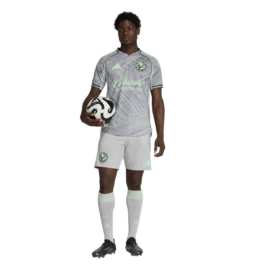 Club America adidas 2025 Third On Field Authentic Jersey - Gray