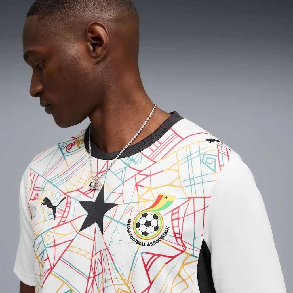 Ghana National Team Puma 2026 Home Replica Jersey - White