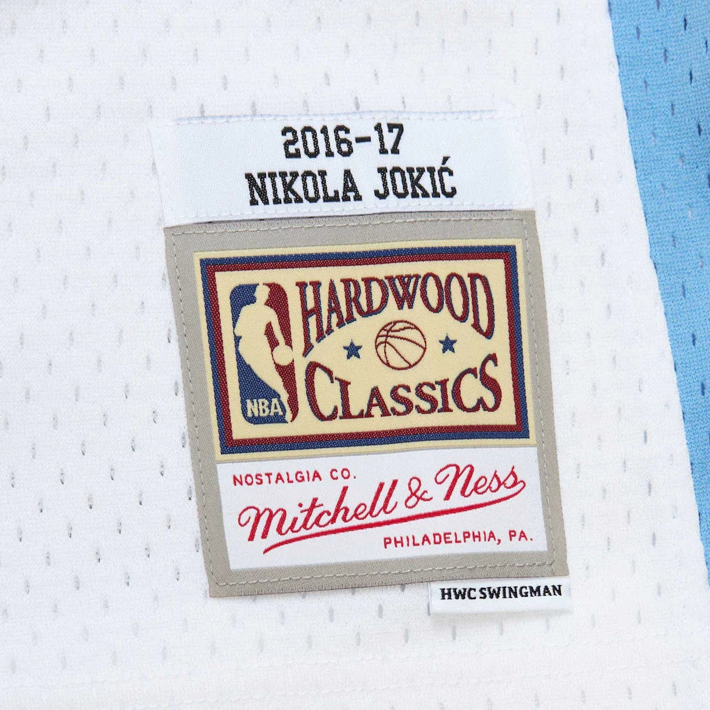 Nikola Jokic Denver Nuggets Mitchell & Ness 2016/17 Throwback Swingman Jersey - White