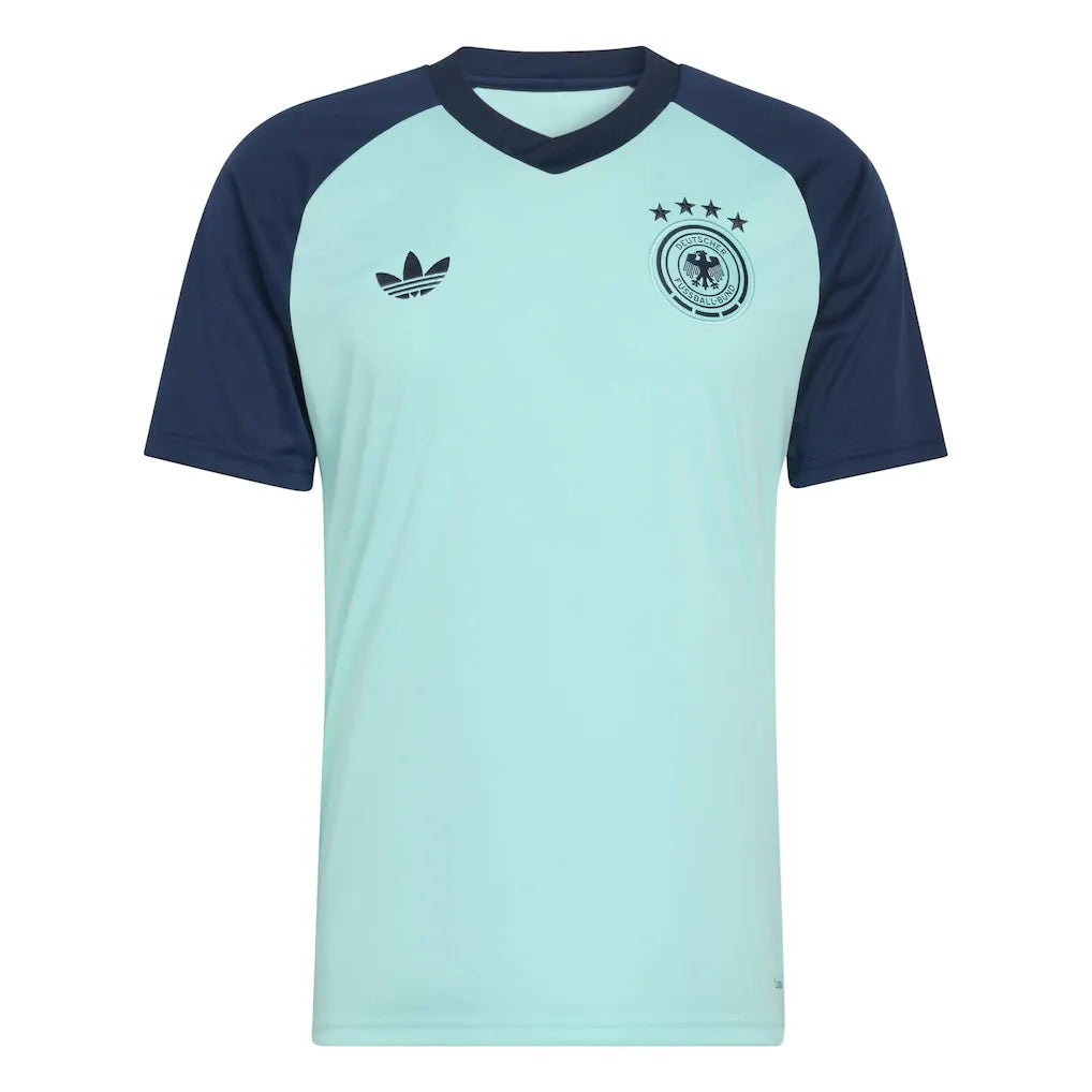 Germany National Team adidas 2026 Pre-Match Top - Turquoise
