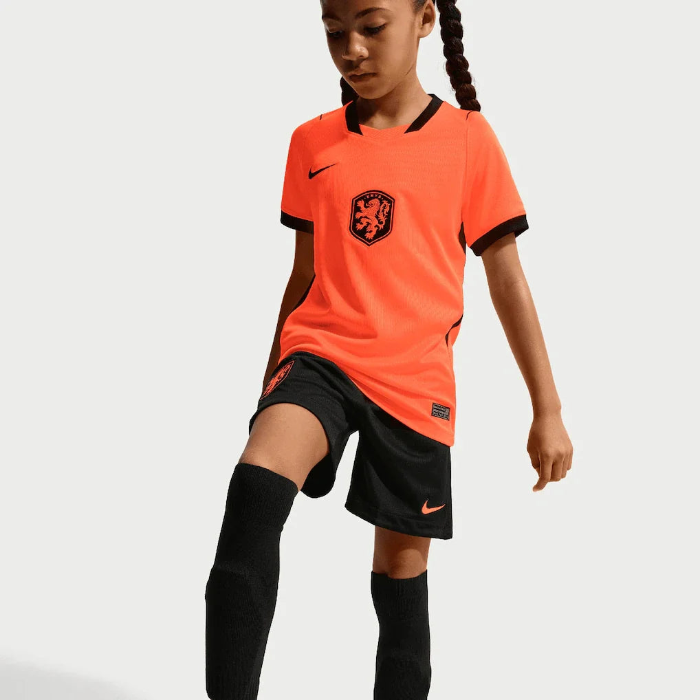 Netherlands National Team Nike Youth 2026 Home Stadium Replica Jersey - Orange
