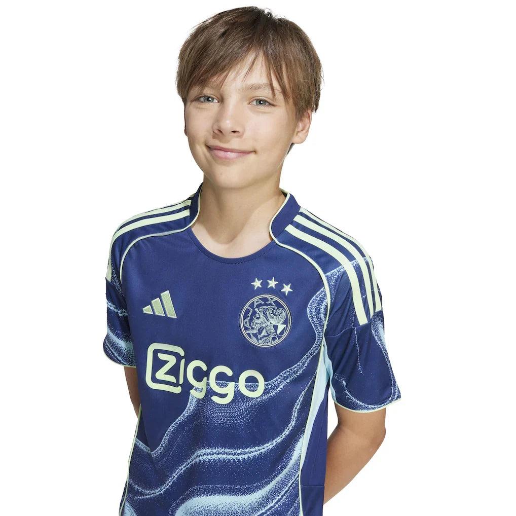Ajax adidas Youth 2025/26 Away Replica Jersey - Navy