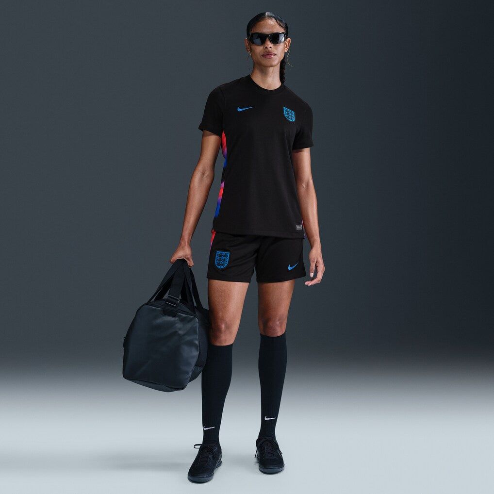 England Women's National Team Nike Women's 2025/26 Away Replica Jersey - Black