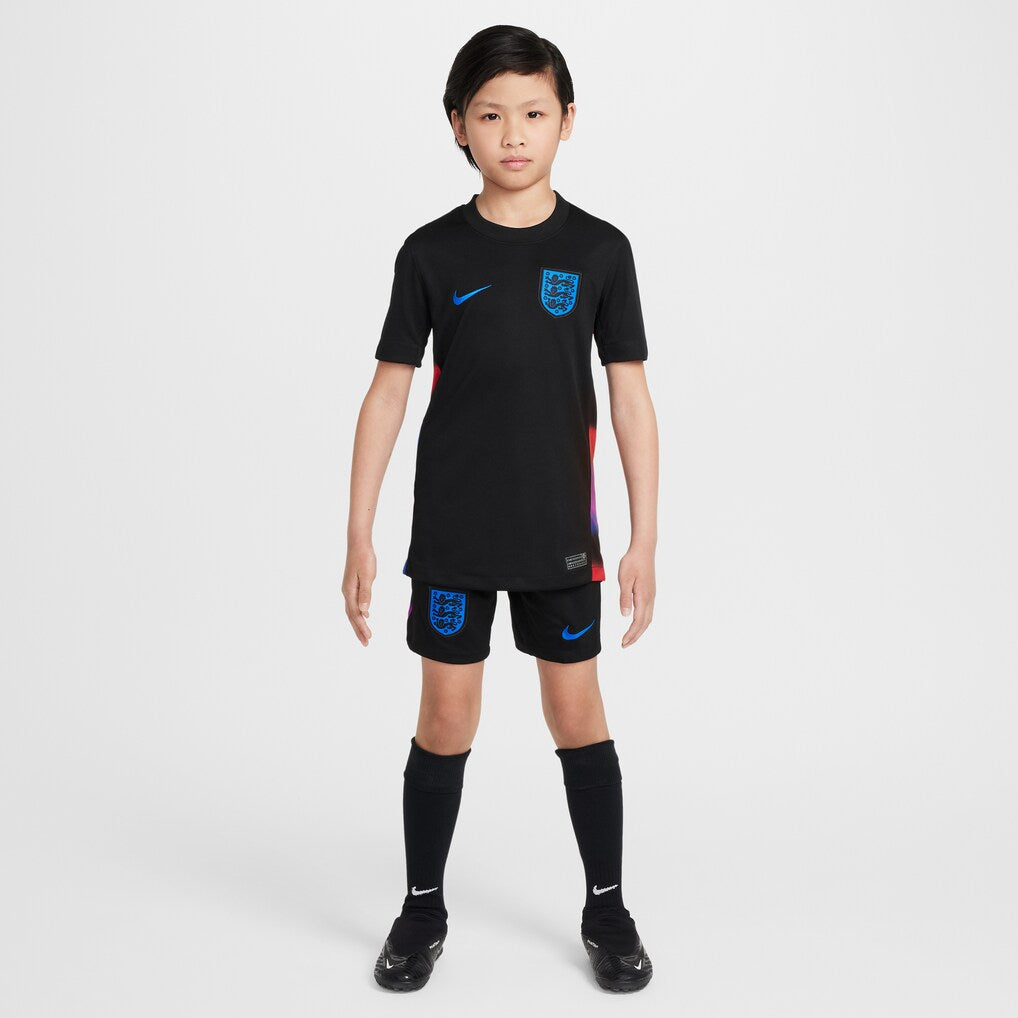 England Women's National Team Nike Youth 2025/26 Away Replica Jersey - Black