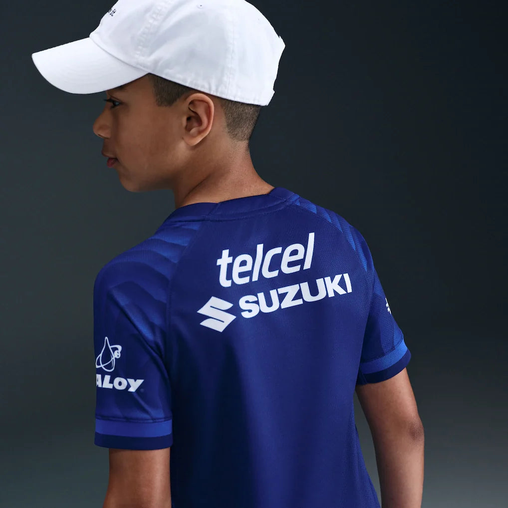 Pumas Nike Youth 2025/26 Away Replica Jersey - Royal