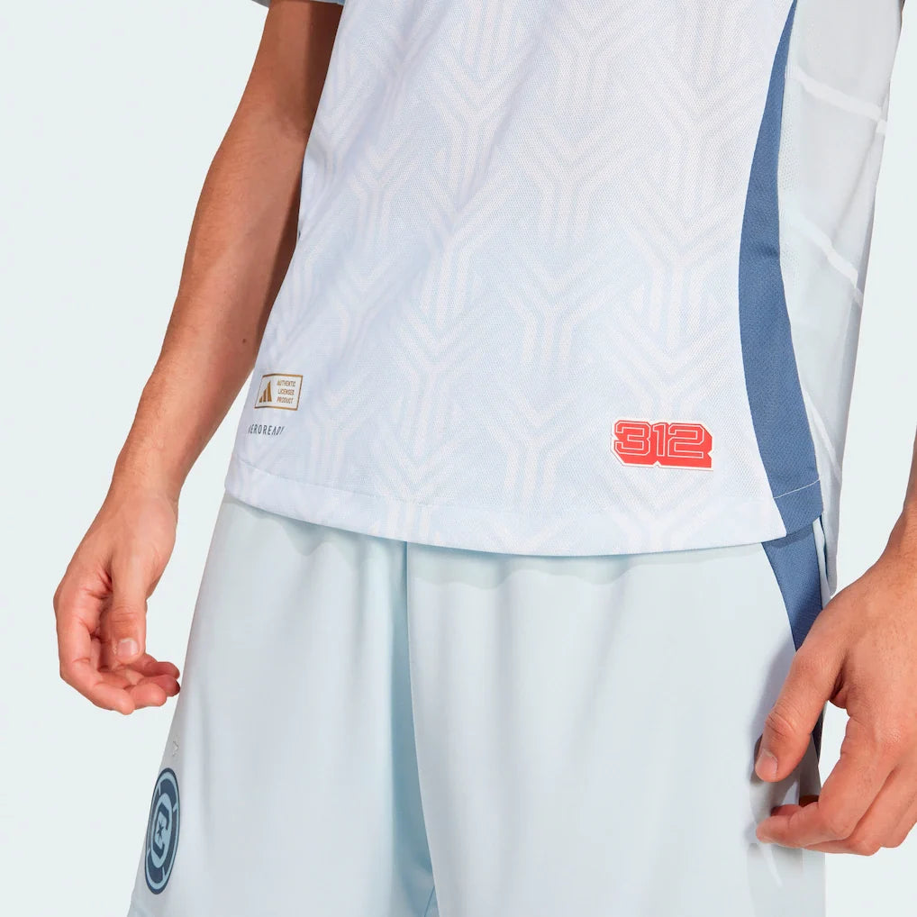 Chicago Fire adidas 2025 The Municipal Kit Authentic Jersey - Light Blue
