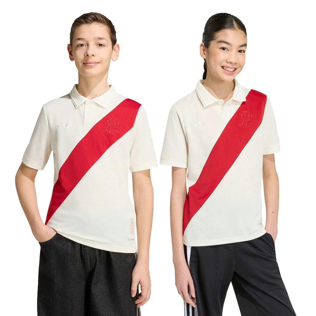 Club Atlético River Plate adidas Youth 2026/27 Fourth Replica Jersey - White