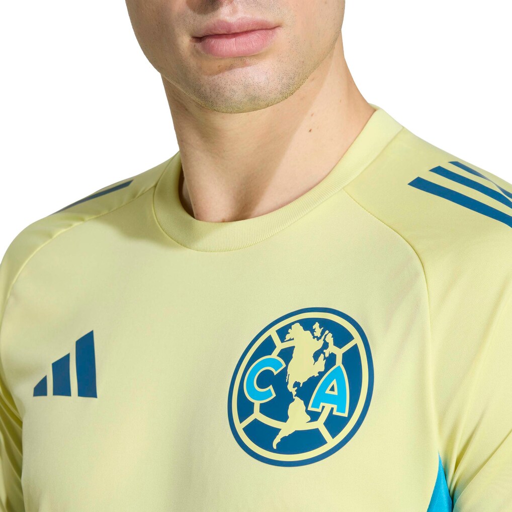 Club America adidas Tiro 2025/26 AEROREADY Training Jersey - Yellow