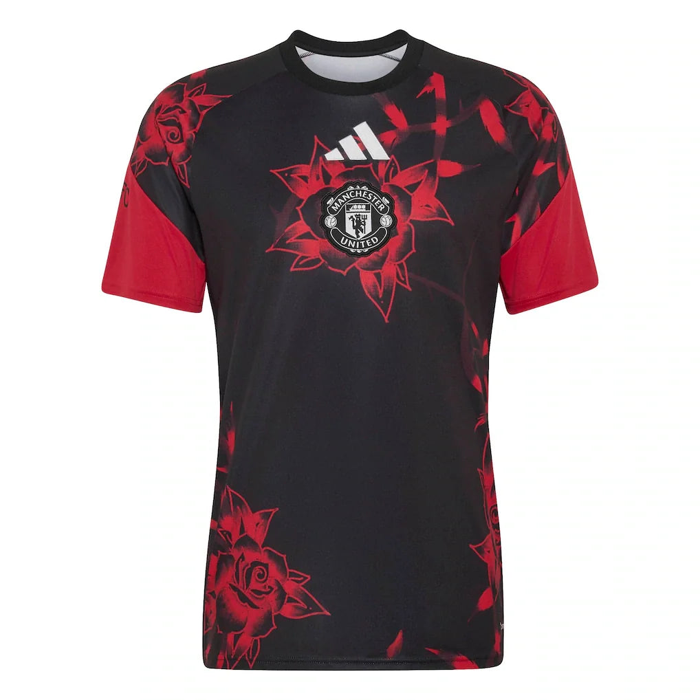 Manchester United adidas Home 2026/27 Pre-Match Top - Black
