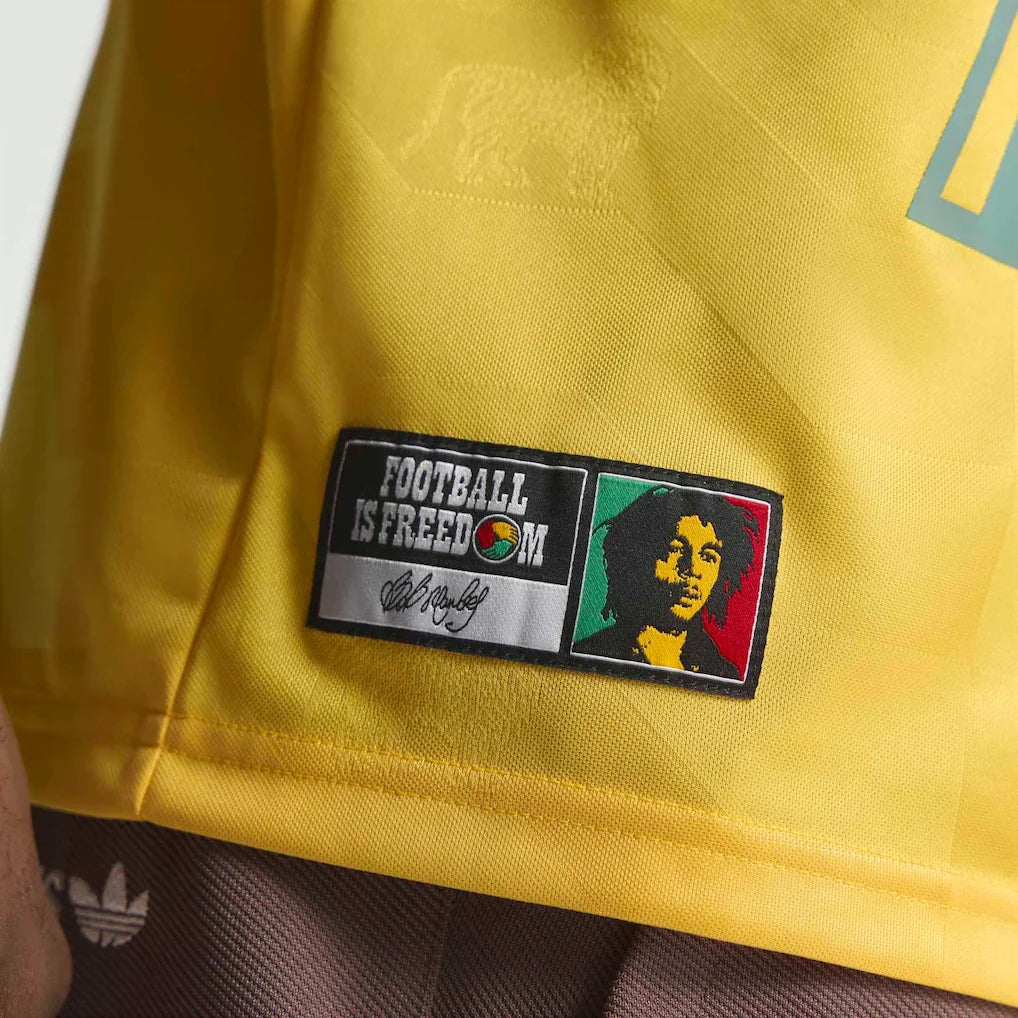 Jamaica National Team adidas x Bob Marley Originals Fashion Jersey - Yellow