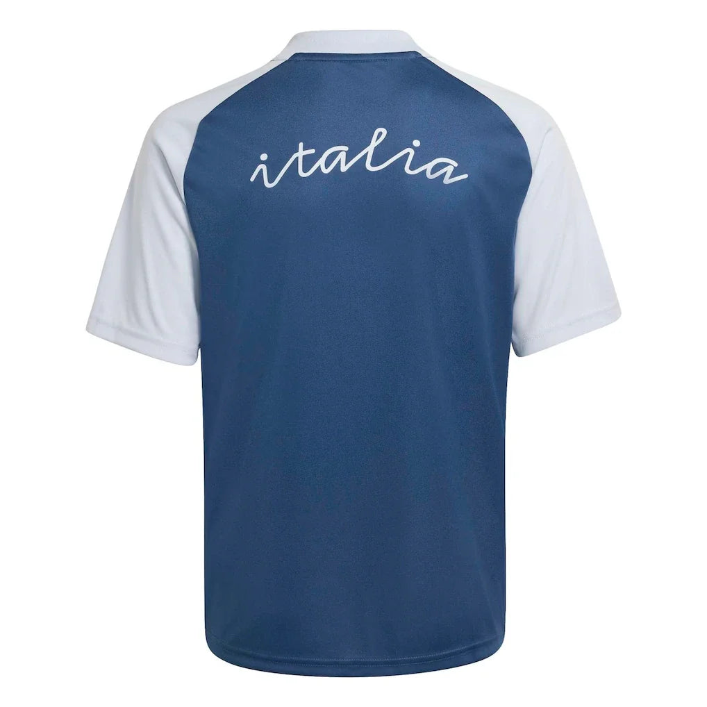 Italy National Team adidas Youth 2026 Pre-Match Top - Blue