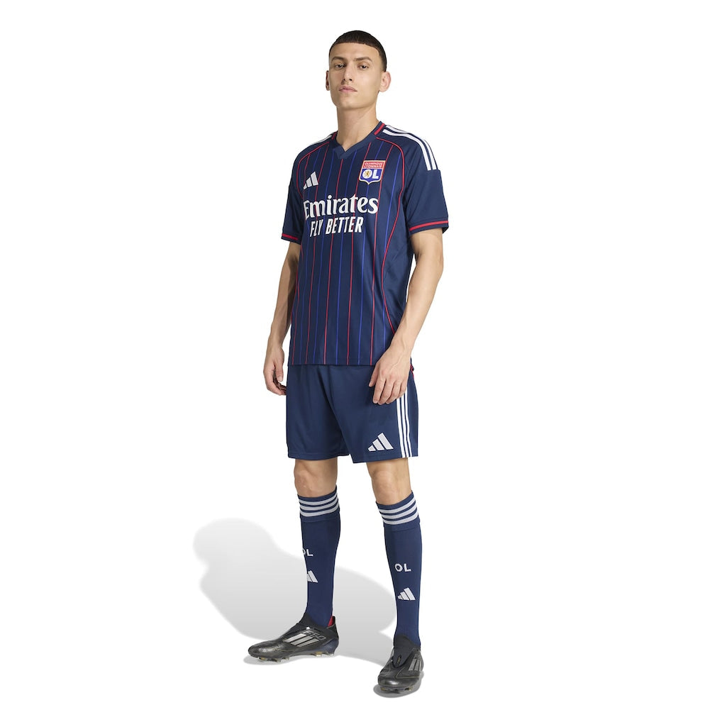 Olympique Lyonnais adidas 2025/26 Away Replica Jersey - Blue