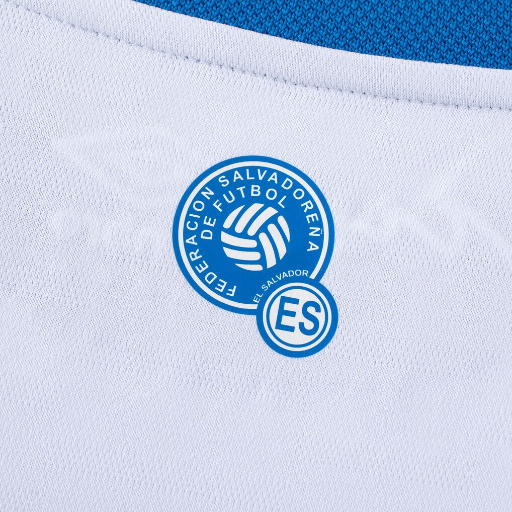 El Salvador National Team Umbro 2025 Away Replica Long Sleeve Jersey - White