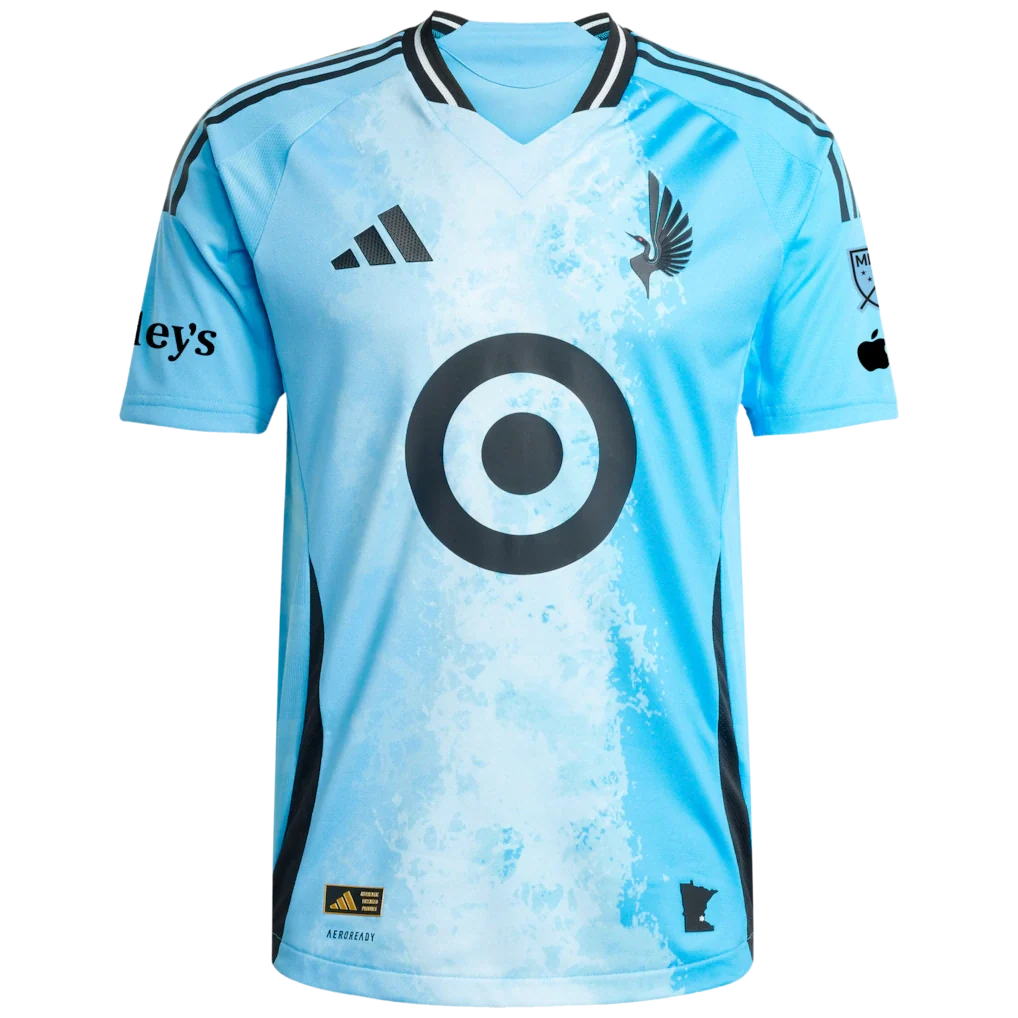 Minnesota United FC adidas 2025 CONVERGENCE On-Field Authentic Patch Jersey - Blue
