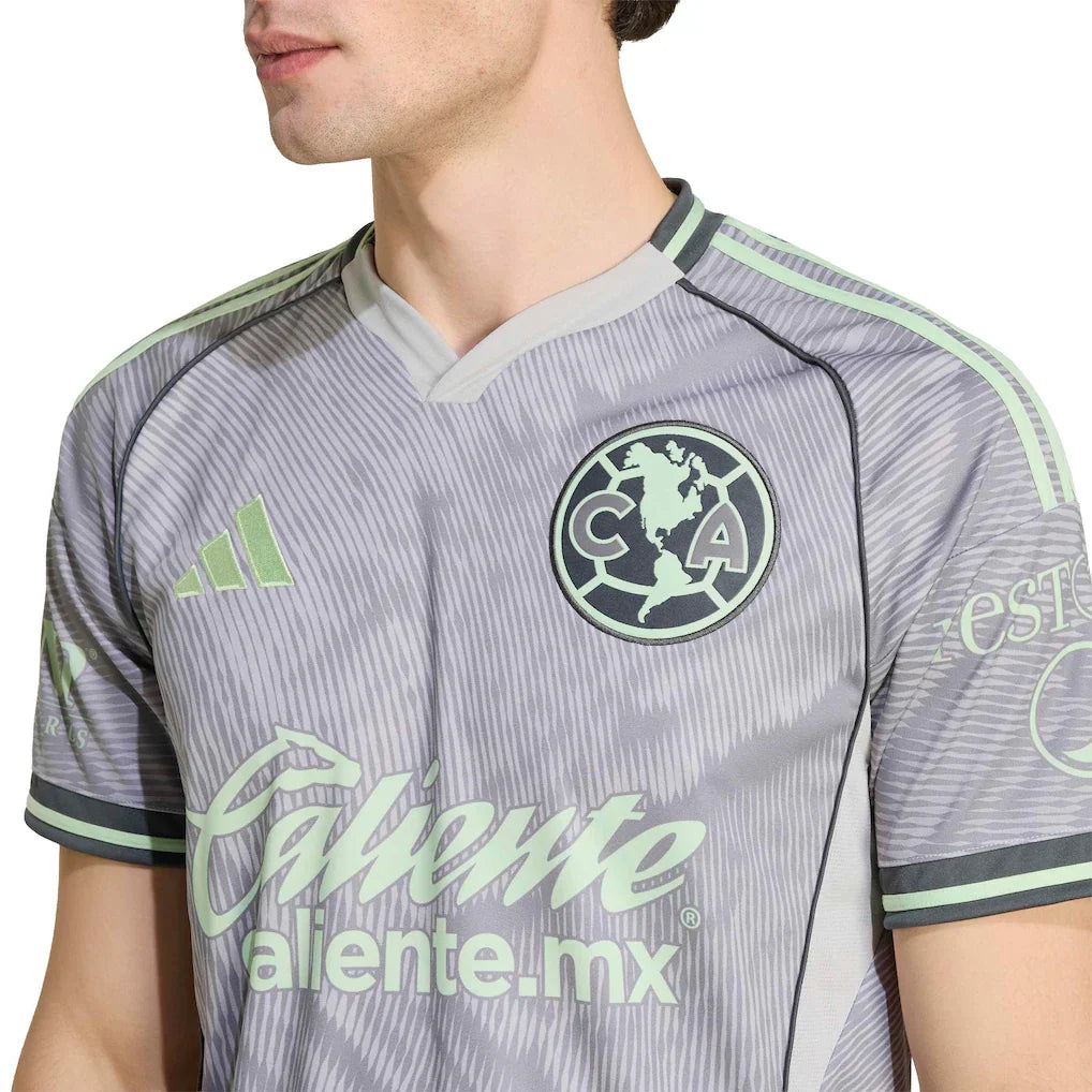 Club America adidas 2025/26 Third Replica Jersey - Gray