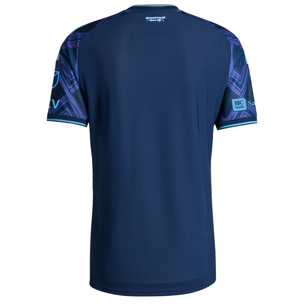 Sporting Kansas City adidas 2026 The 18th & Vine Kit On-Field Authentic Patch Jersey - Blue