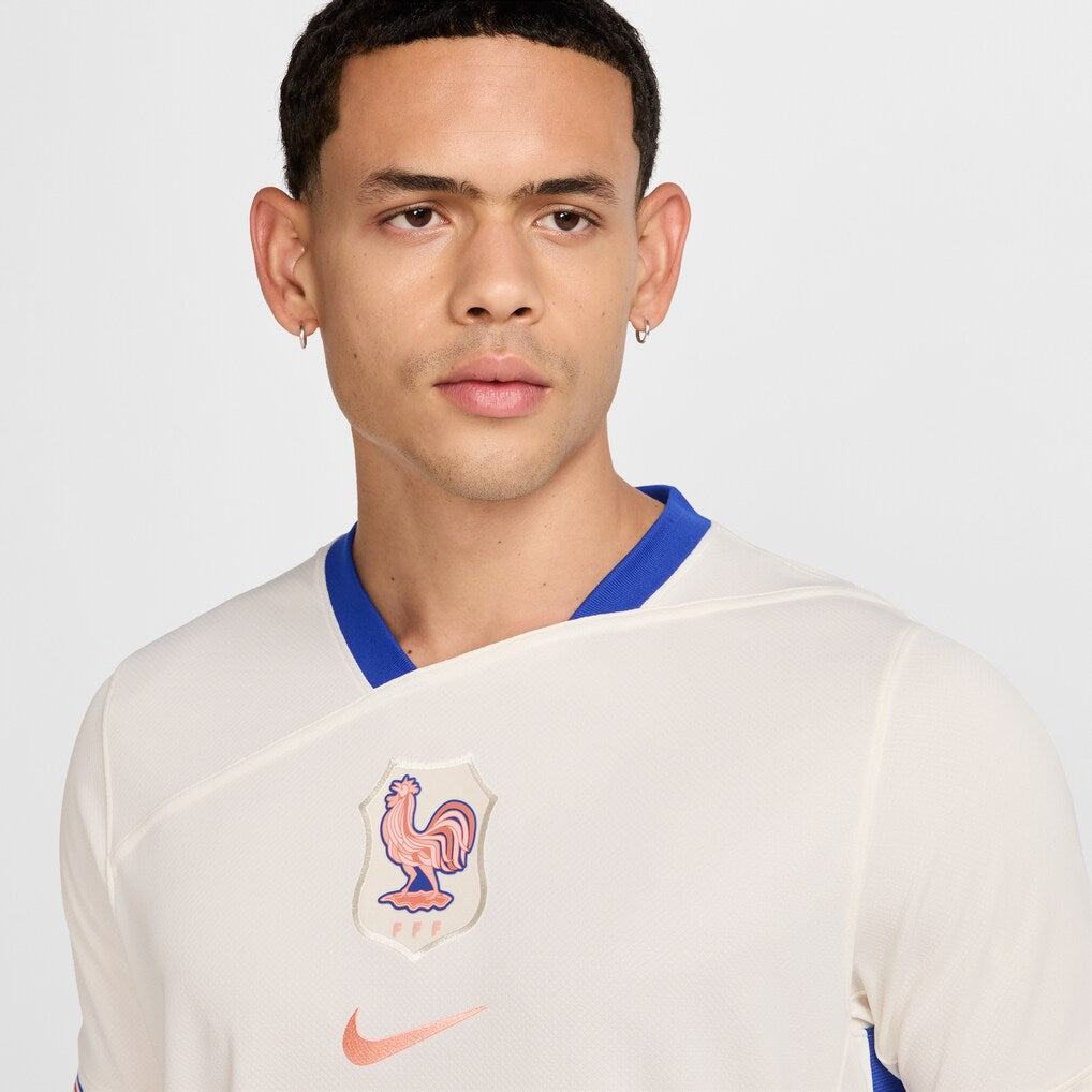 France Women's National Team Nike 2025/26 Away Replica Jersey - Cream