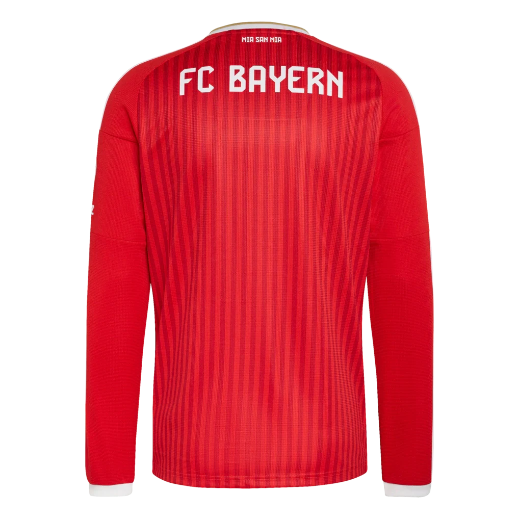 Bayern Munich adidas 2026/27 Home Replica Long Sleeve Jersey - Red