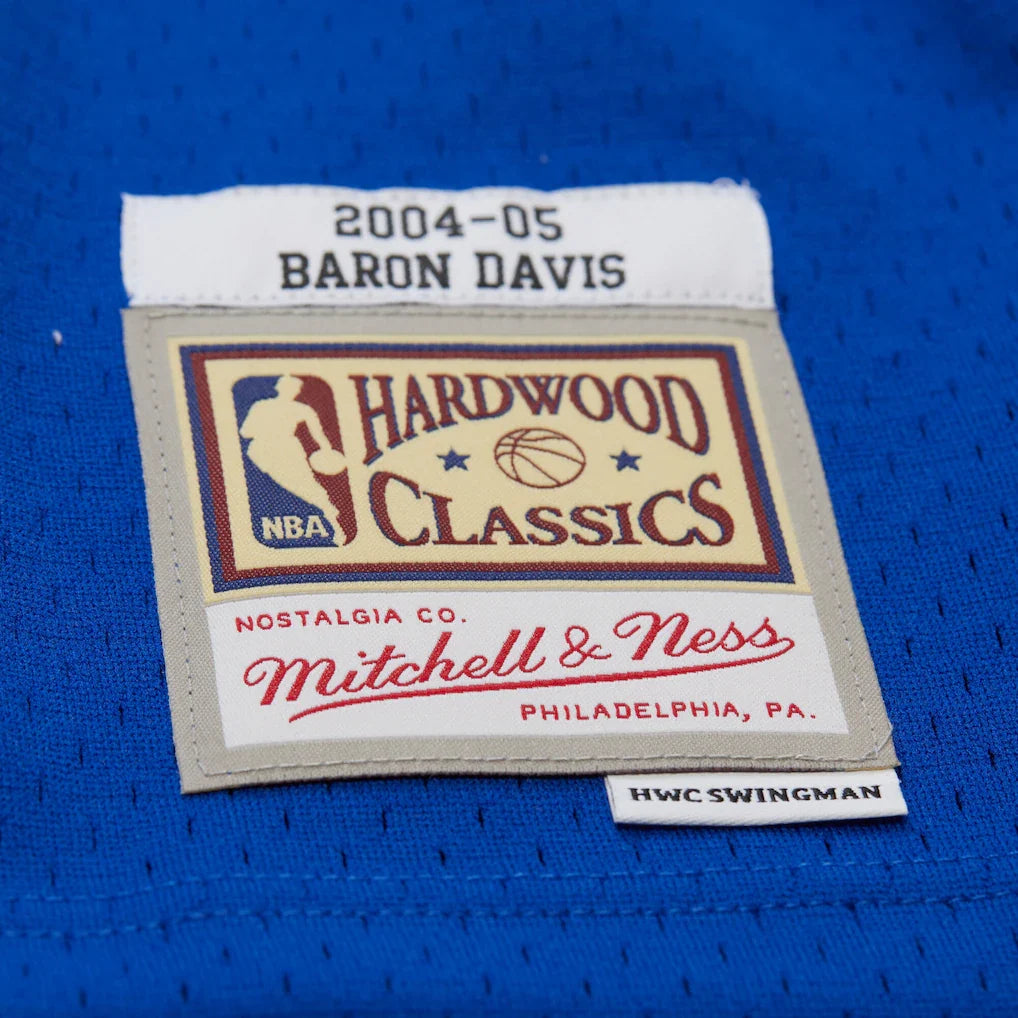 Baron Davis Golden State Warriors Mitchell & Ness Hardwood Classics 2004/05 Swingman Jersey - Royal