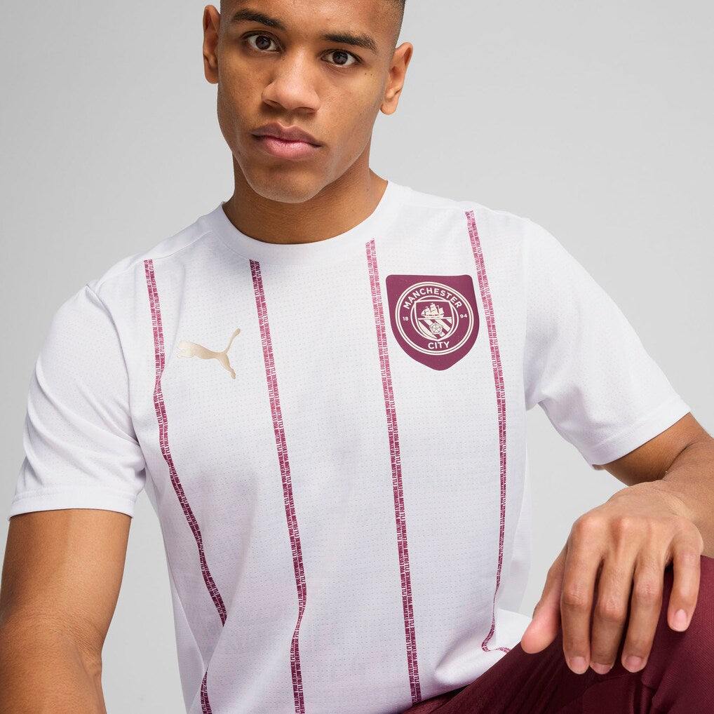 Manchester City Puma 2024/25 Pre-Match Training Jersey - White