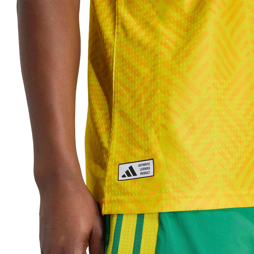 South Africa National Team adidas Home On-Field Authentic Jersey - Yellow