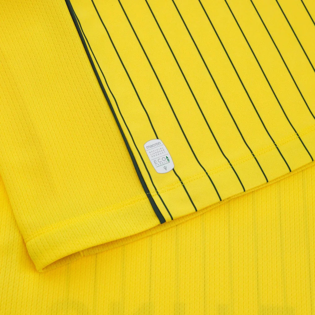 Wrexham Macron Youth 2025/26 Away Replica Jersey - Yellow