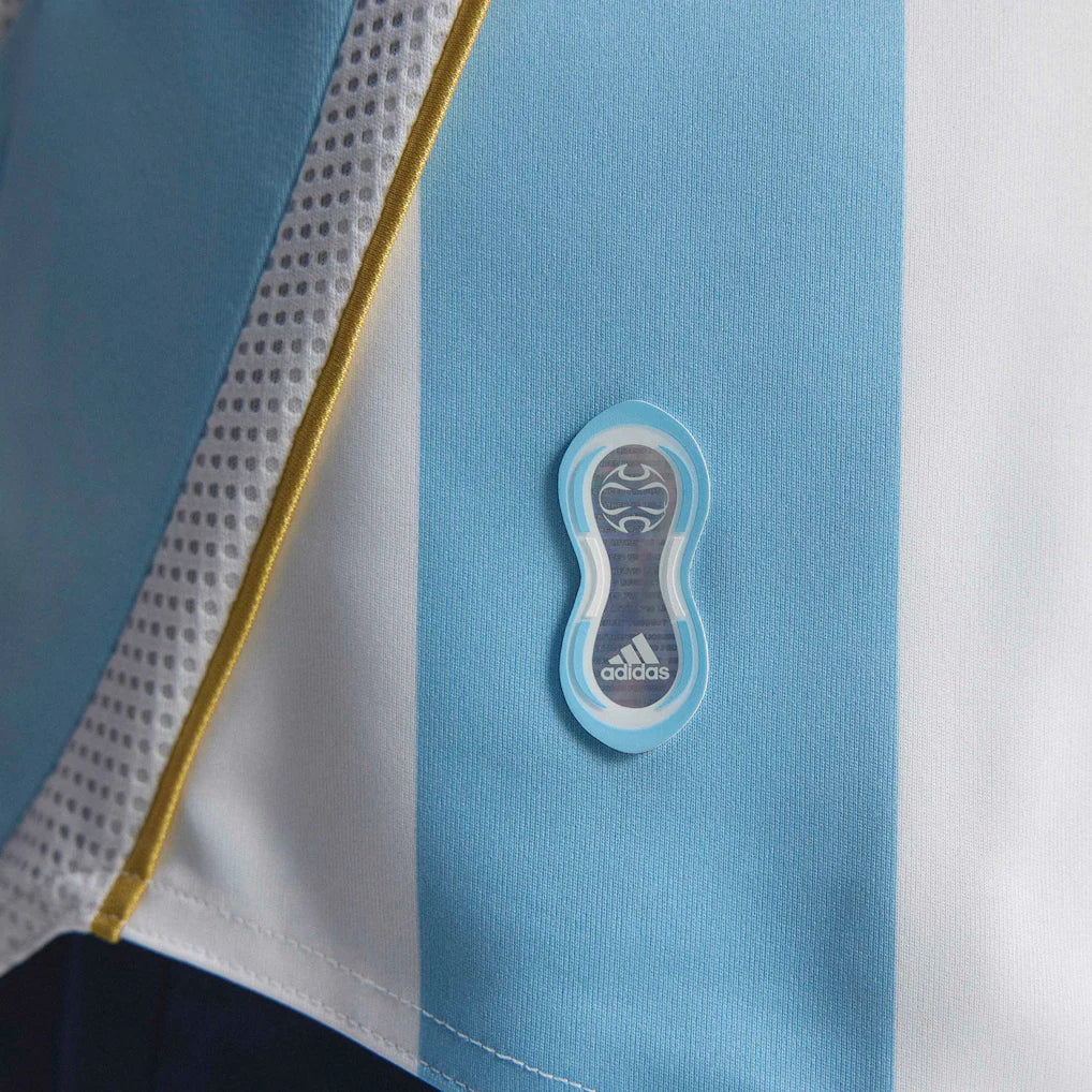Lionel Messi Argentina National Team adidas 2006 Bringback Home Jersey - White