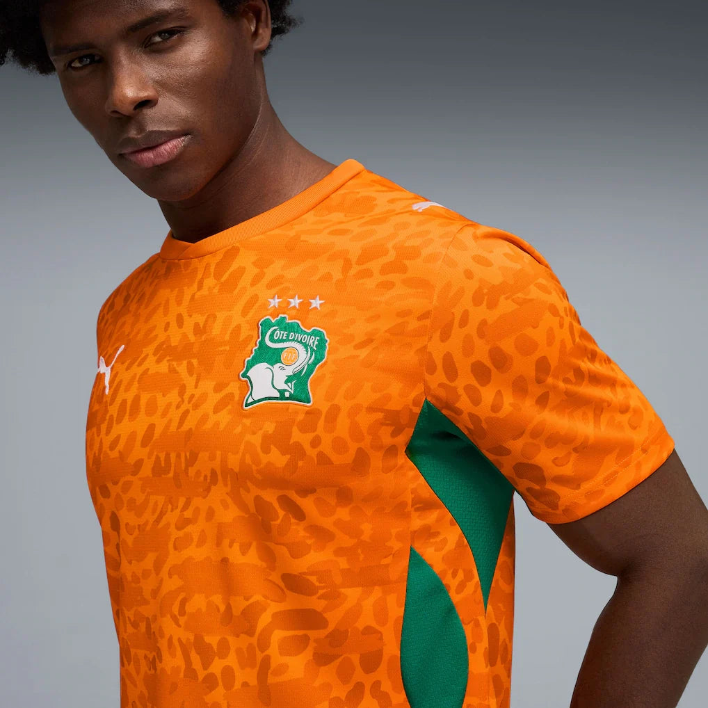 Ivory Coast National Team Puma 2026 Home Replica Jersey - Orange