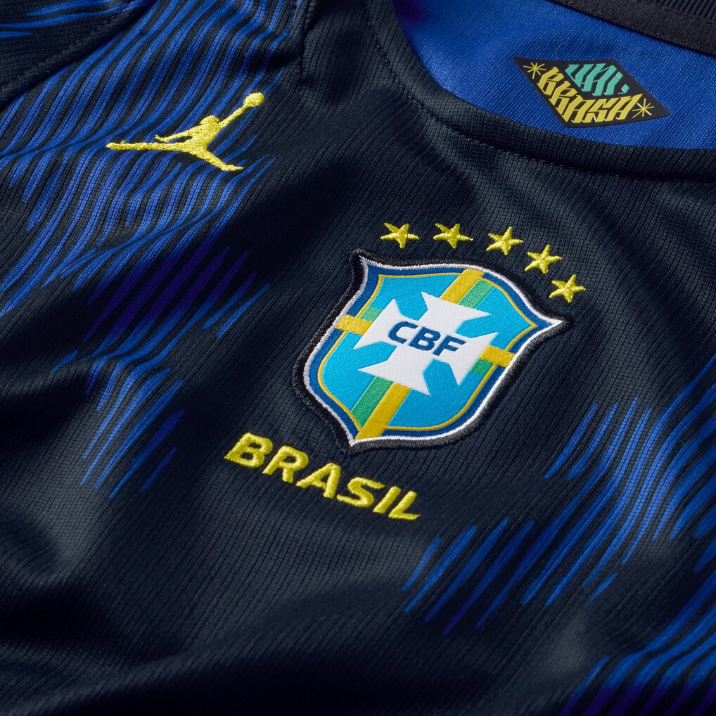Brazil National Team Jordan Brand Preschool 2026 Dri-FIT Replica Jersey - Blue