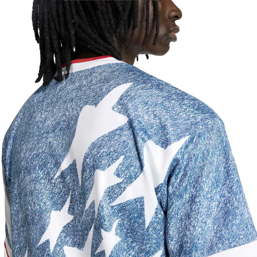 adidas USA 1994 Denim Graphic Fashion Jersey - Blue
