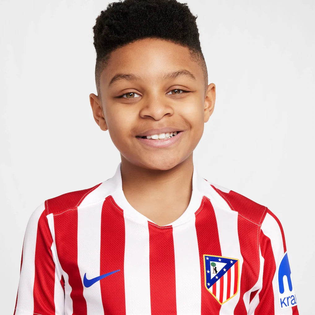 Atletico de Madrid Nike Youth 2025/26 Home Replica Jersey - Red
