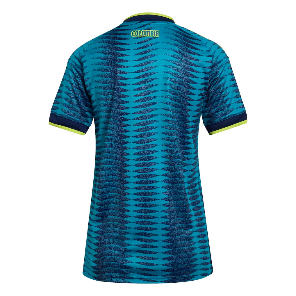 Colombia National Team adidas Women's 2026 Away Replica Jersey - Turquoise